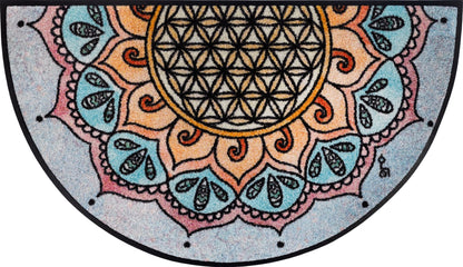 Fußmatte 50x85 Round Harmony Pattern halbrund