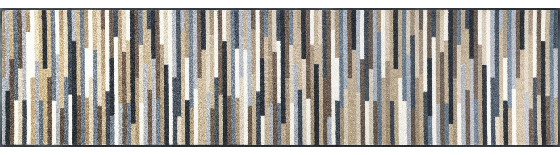 Moderne Fußmatte Läufer gestreift 60x240 lang groß