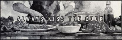 Teppichläufer 60x180 Kiss the Cook grau