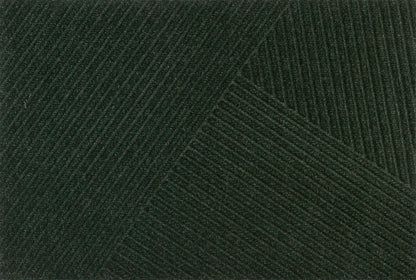 Fußmatte 60x90 Dune Stripes midnight green grün