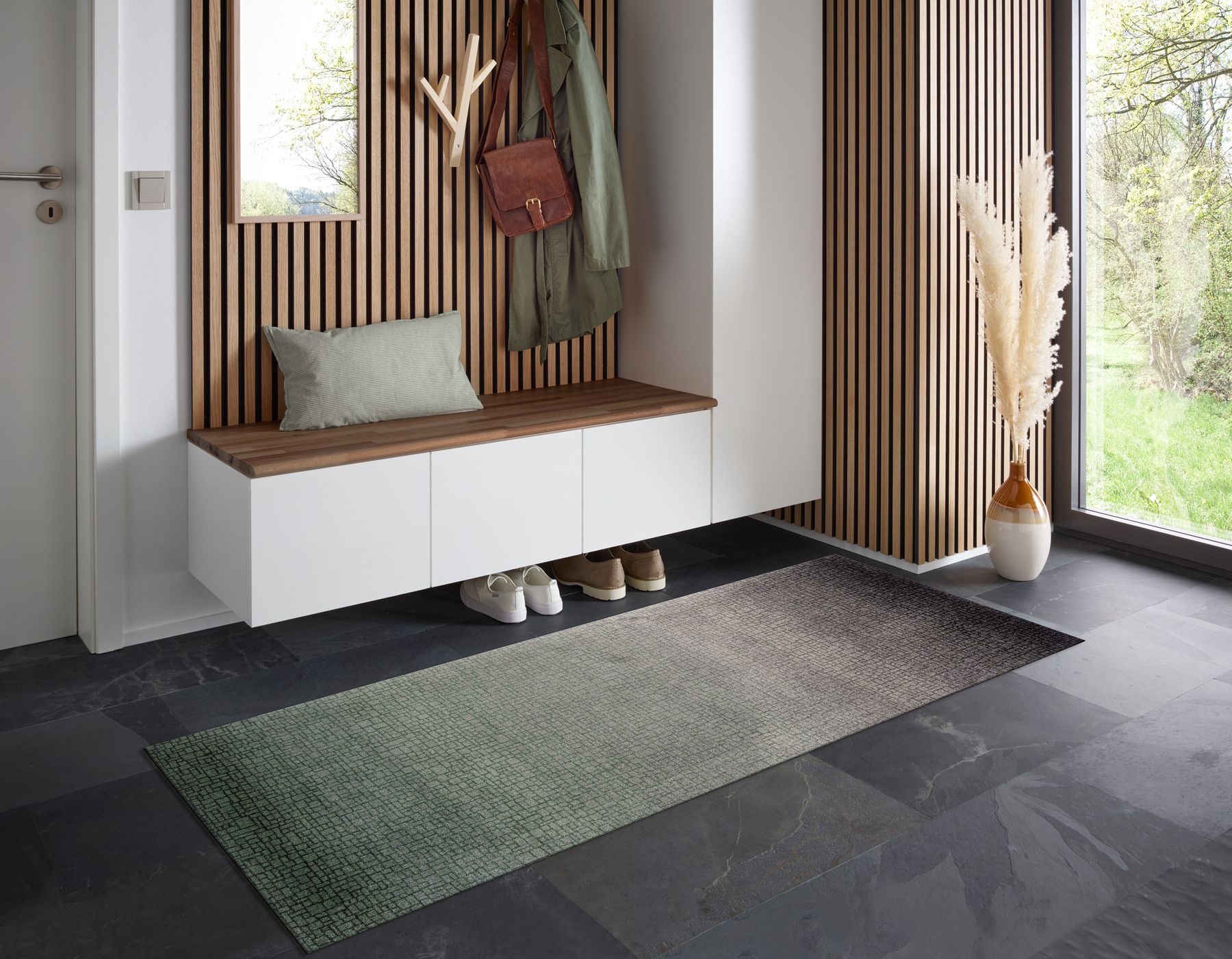 Teppichläufer 80x200 Calm Soul grau