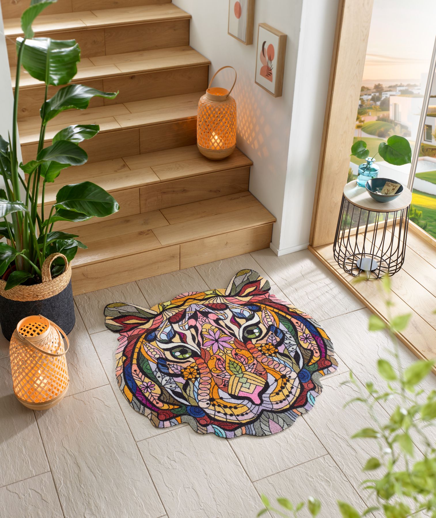 Fußmatte 90x90 Mystic Wilderness