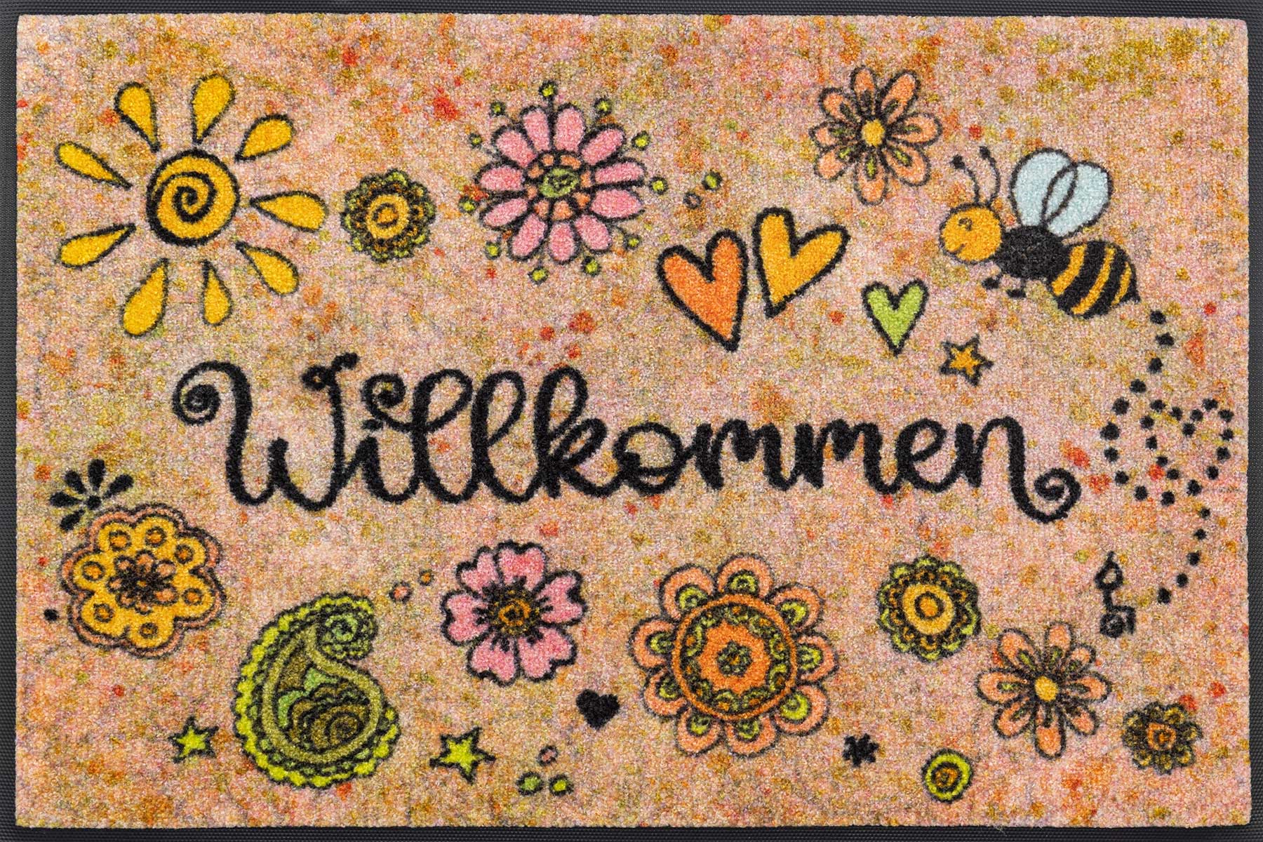 Fußmatte 50x75 Bring Glück herein beige