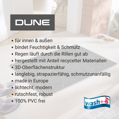 Fußmatte 60x90 Dune Leaves Dark Braun