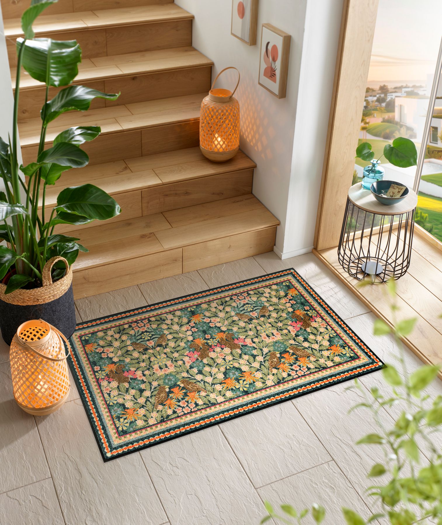 Fußmatte 75x120 Garden Luxe Blue