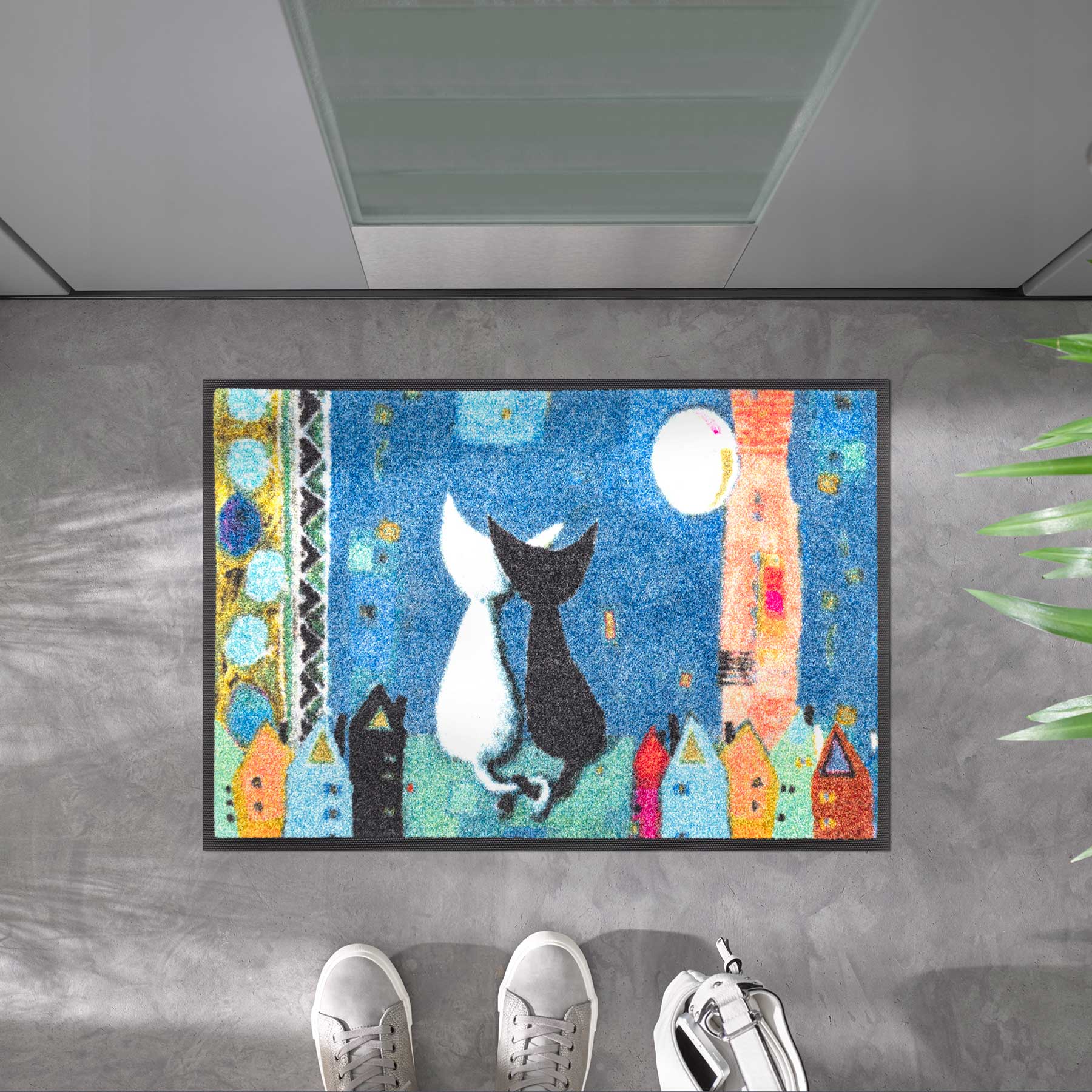 Fußmatte 40x60 Romance dunkelblau