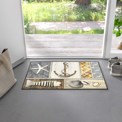 Fußmatte 50x75 Coastline grau