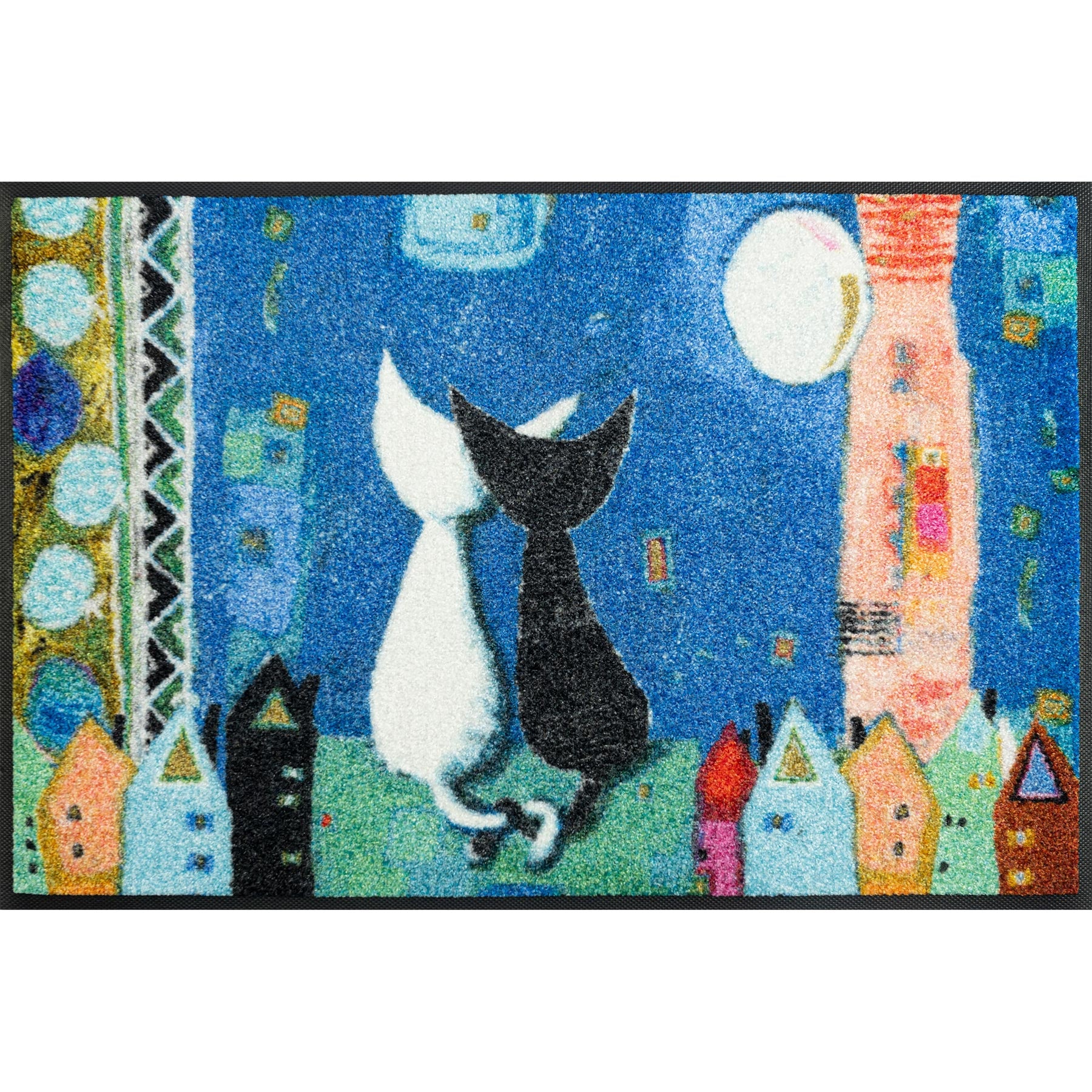 Fußmatte 50x75 Romance blau