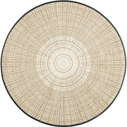 Fußmatte 85x85 Cascara beige beige rund