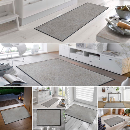 Fußmatte 50x75 Cool Grey silber