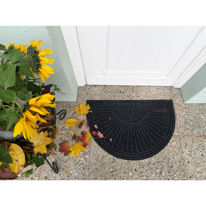 Fußmatte 55x85 Dune Halfmoon dark grey grau