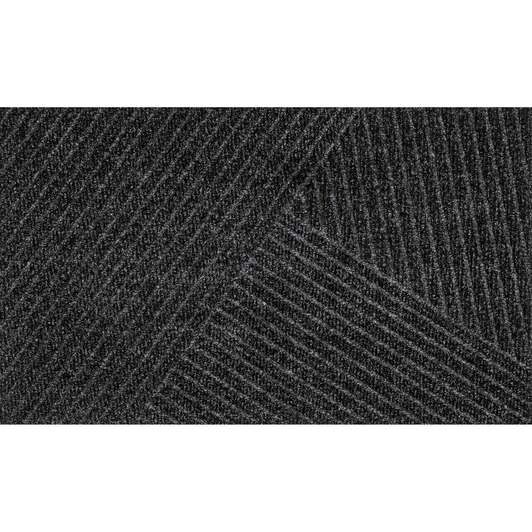 Fußmatte 45x75 Dune Stripes dark grey grau