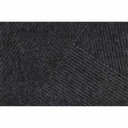 Fußmatte 60x90 Dune Stripes dark grey grau