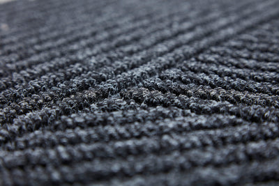 Fußmatte 60x90 Dune Stripes dark grey grau