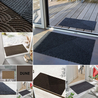 Fußmatte 60x90 Dune Waves dark Braun