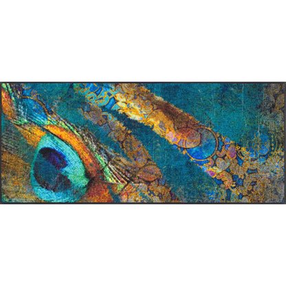 Läufer 60x140 Exotic Pavo blau