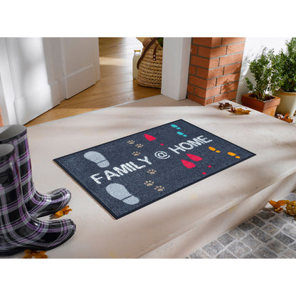 Fußmatte 50x75 Family @ Home anthrazit