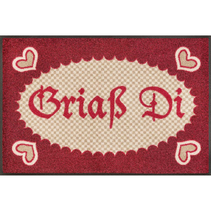 Fußmatte 50x75 Griaß Di anthrazit