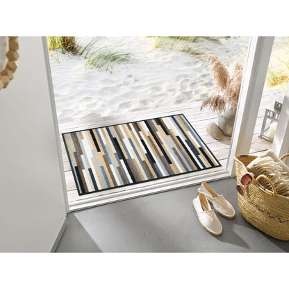 Fußmatte 60x85 Mikado Stripes nature beige