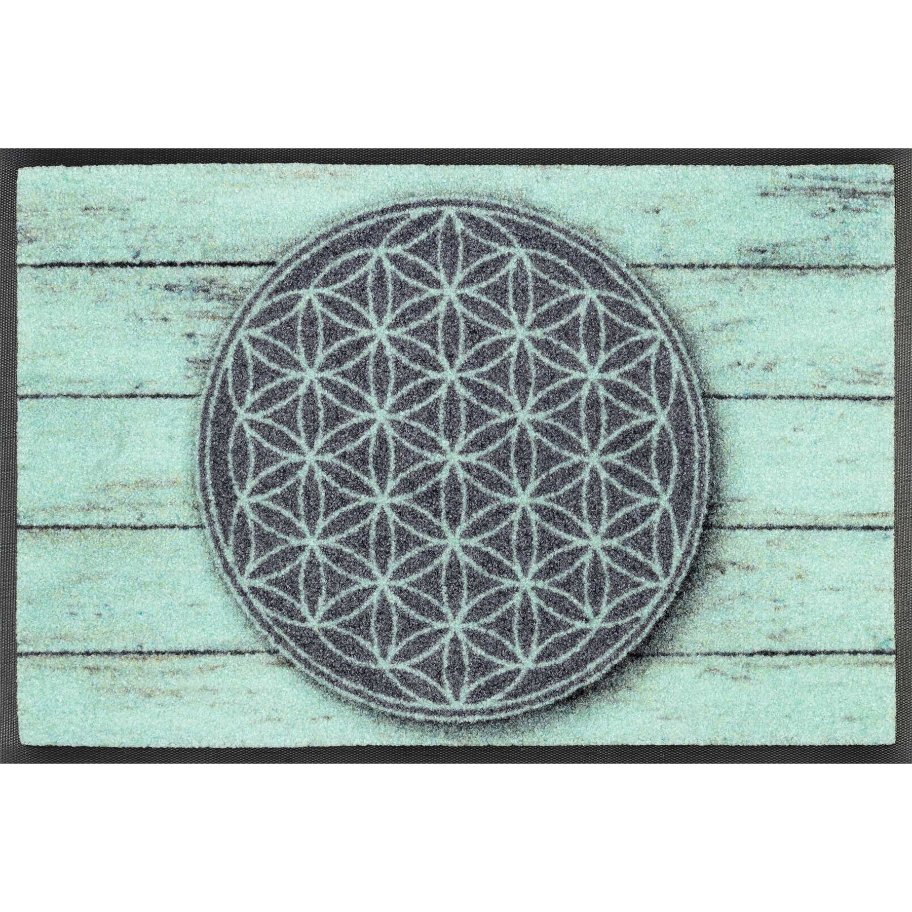 Fußmatte 40x60 Pattern of Life blau