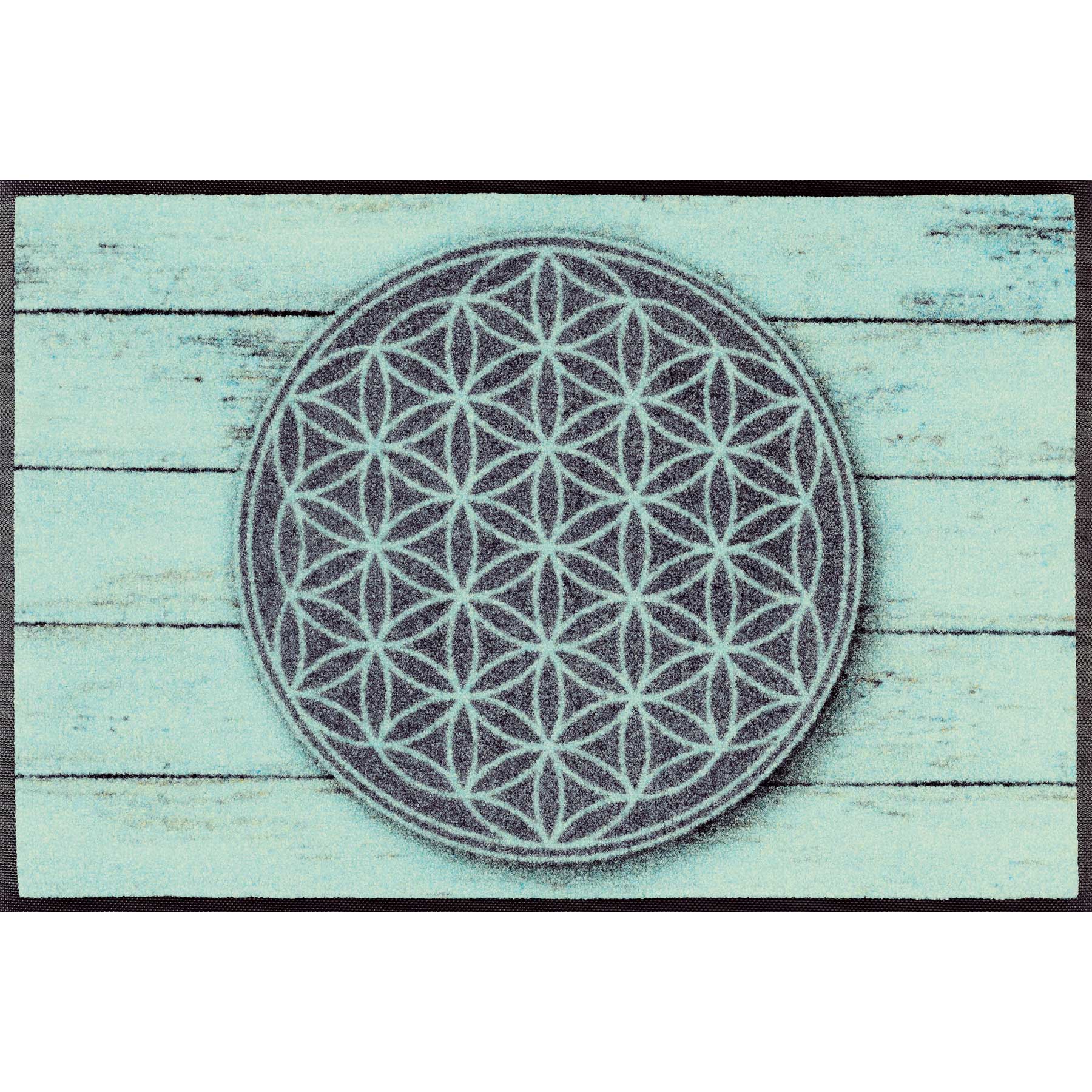 Fußmatte 50x75 Pattern of Life blau