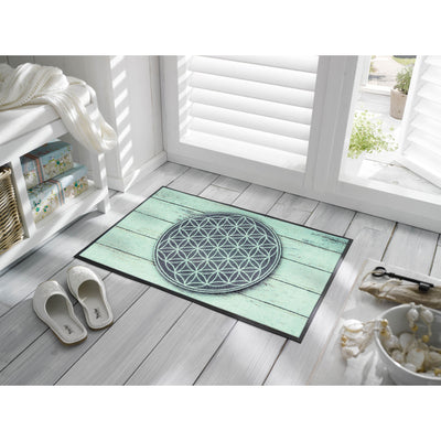 Fußmatte 50x75 Pattern of Life blau