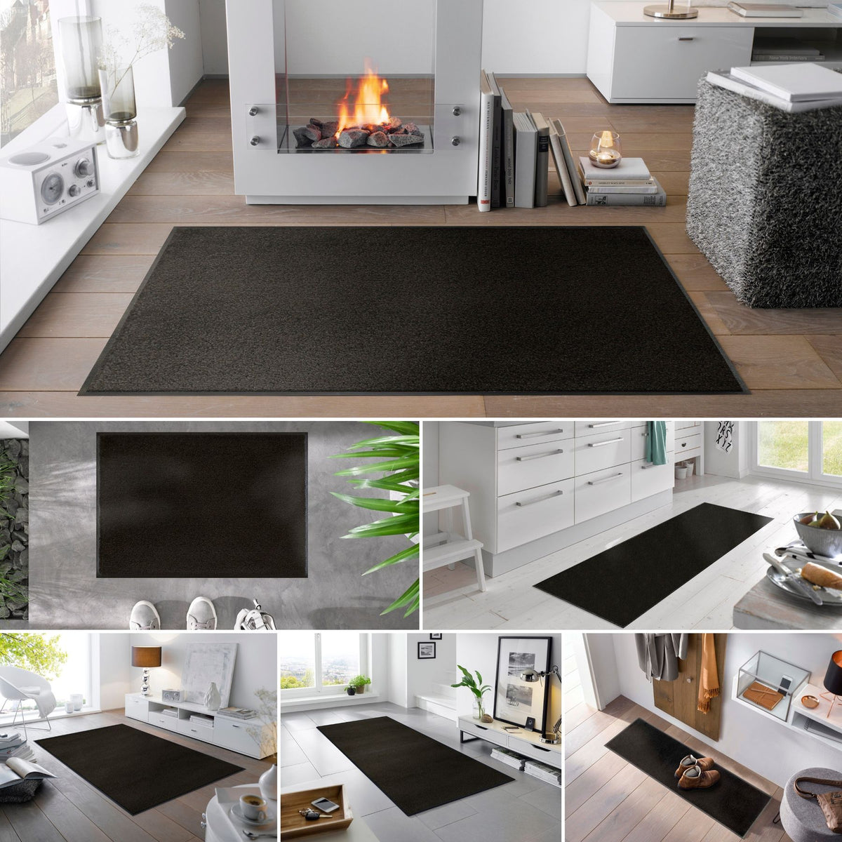 Fußmatte 40x60 Raven Black schwarz