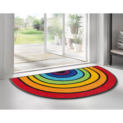 Fußmatte 50x85 Round Rainbow halbrund