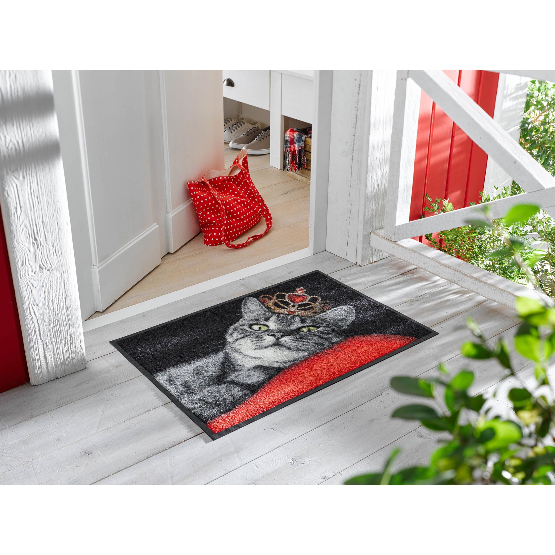 Fußmatte 50x75 Royal Cat schwarz