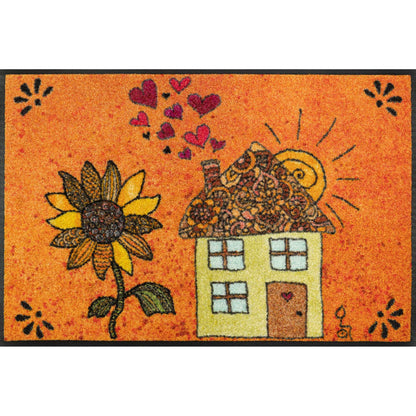 Fußmatte 50x75 Sonnenhaus orange
