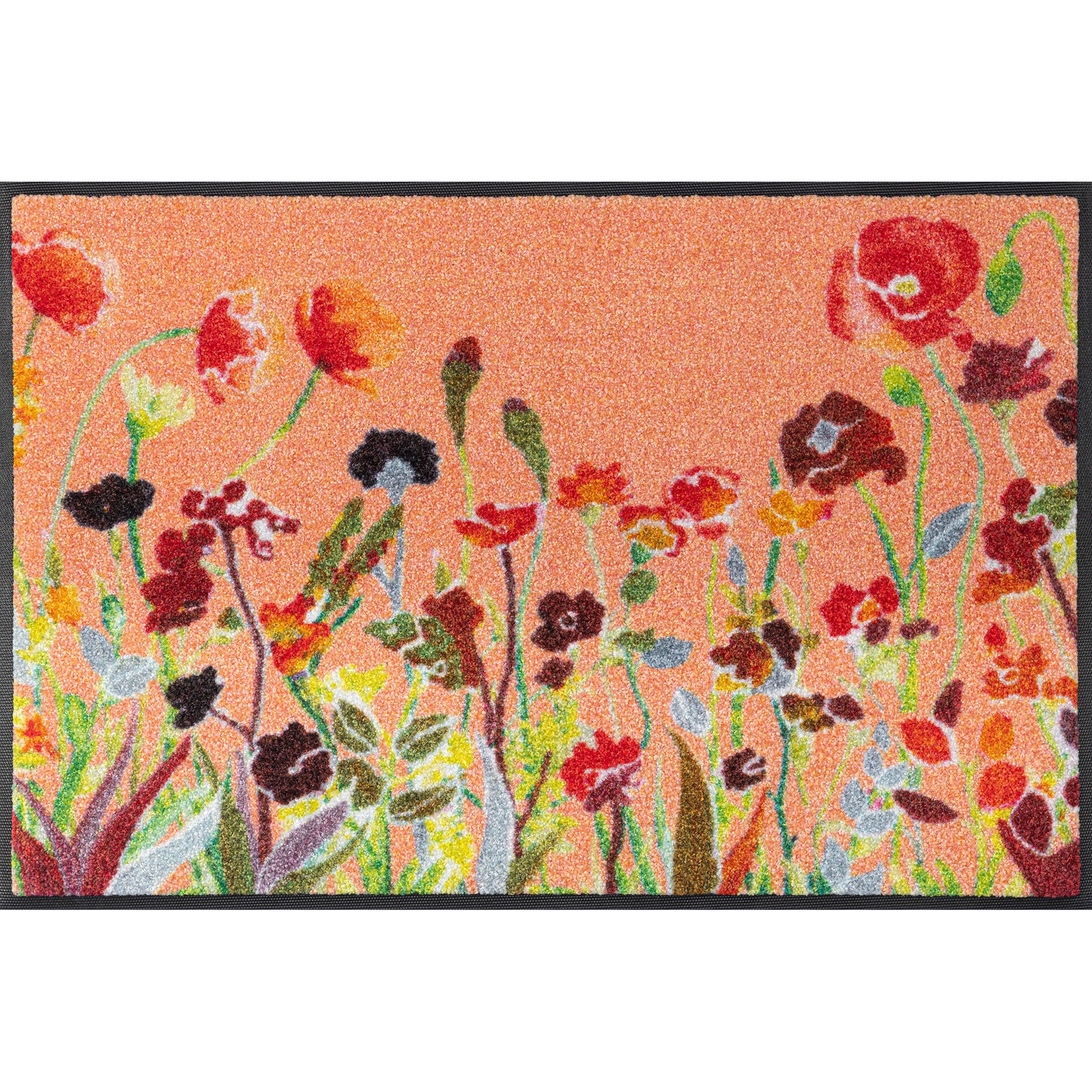 Fußmatte 50x75 Wildflowers orange