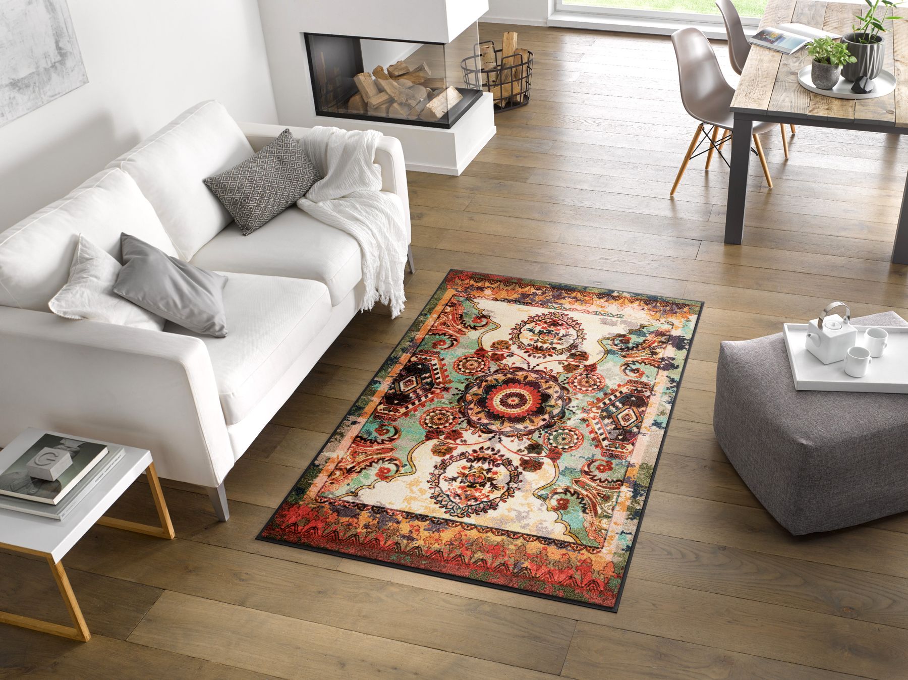 Wohnteppich 115x175 Grandioso orange