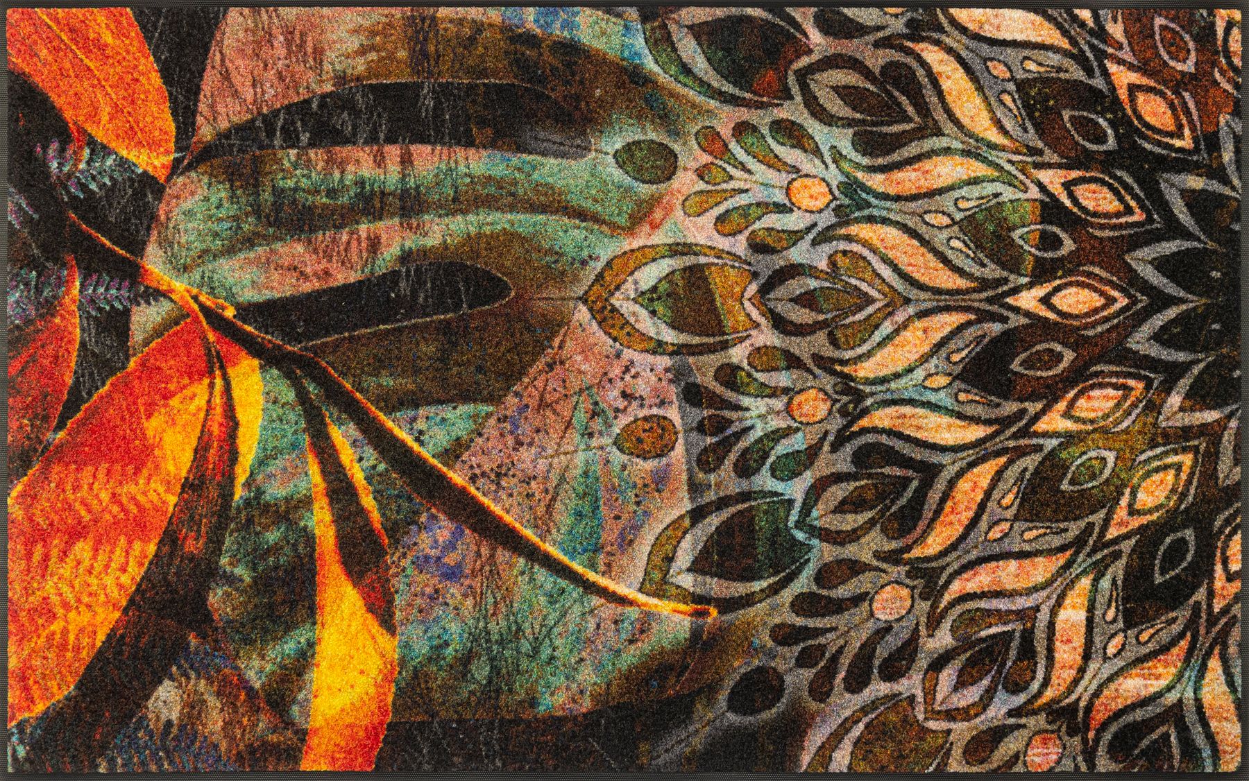 Fußmatte 75x120 Jungle Dance braun