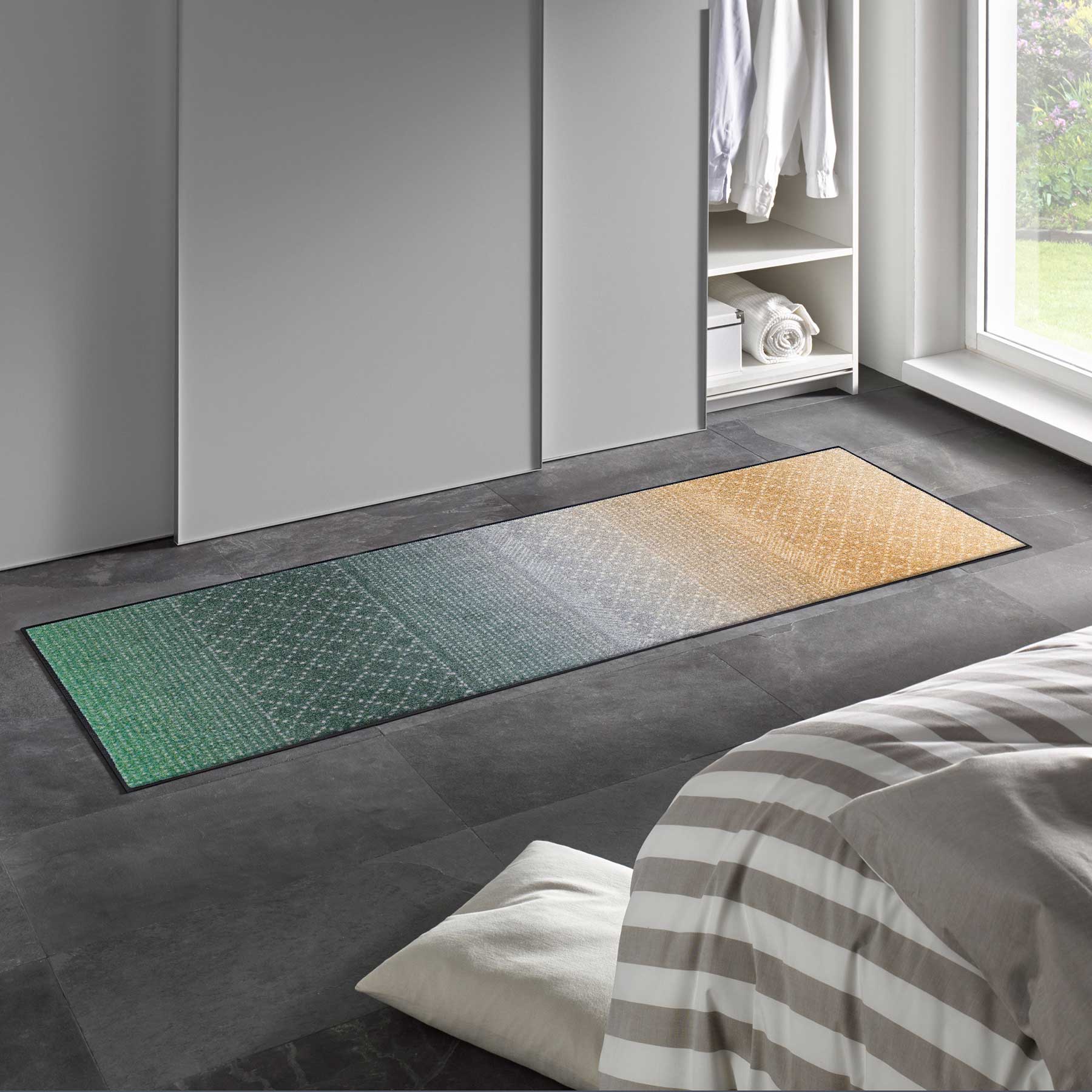 Teppichläufer 60x180 Green Desert grün