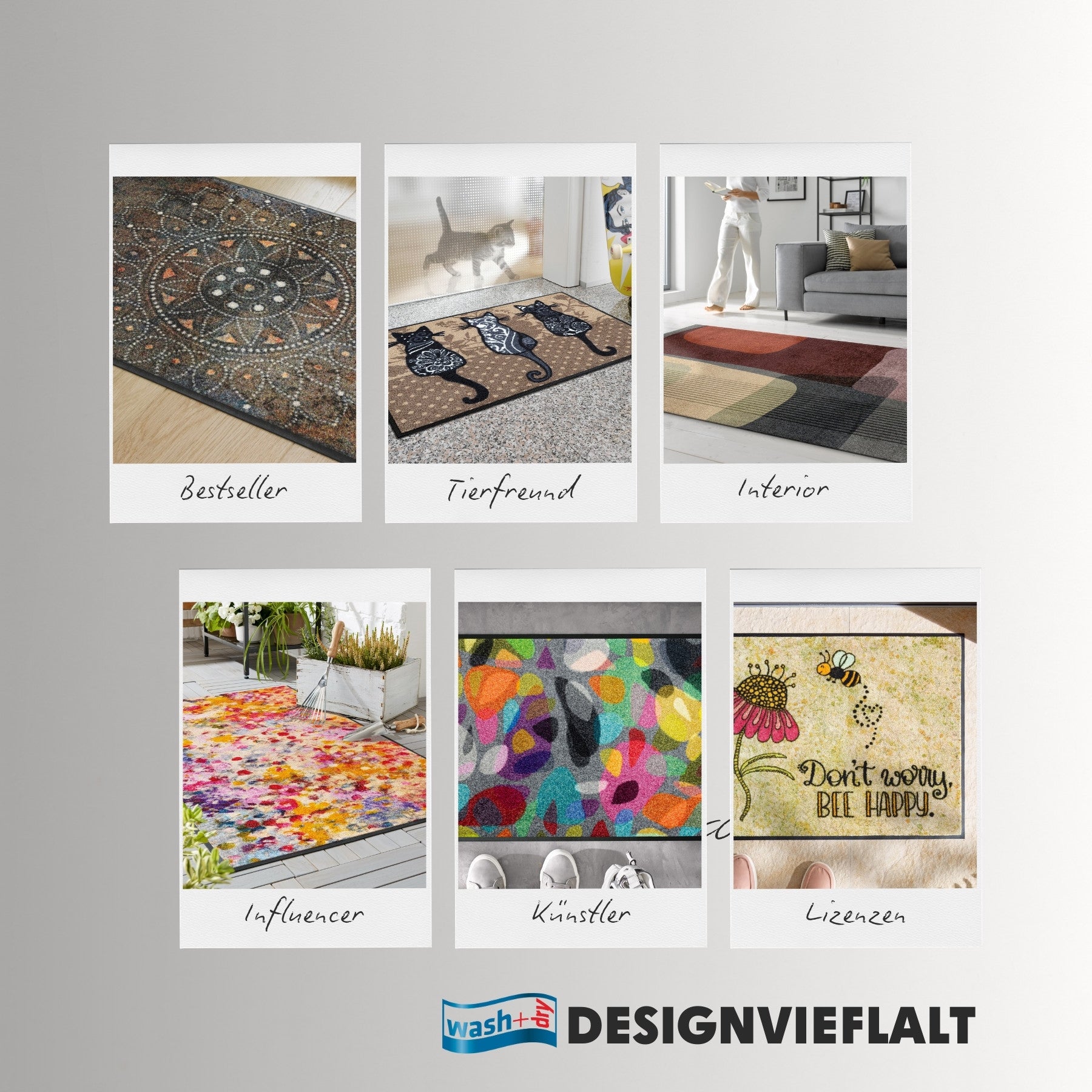 Wash+Dry Designvielfalt