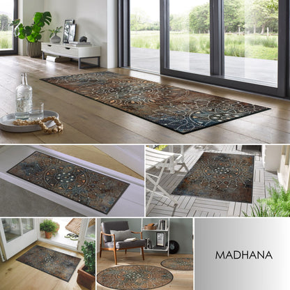 Teppichläufer 75x190 Madhana grau