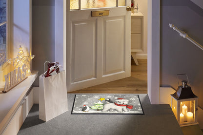 Fußmatte 50x75 Polar Friends silber