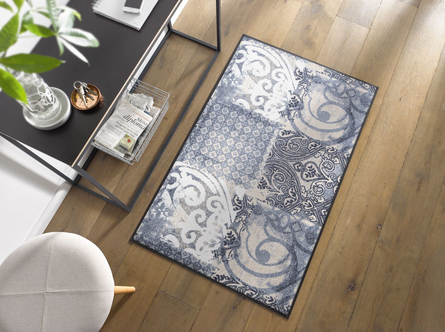 Fußmatte 75x120 Arabesque grau