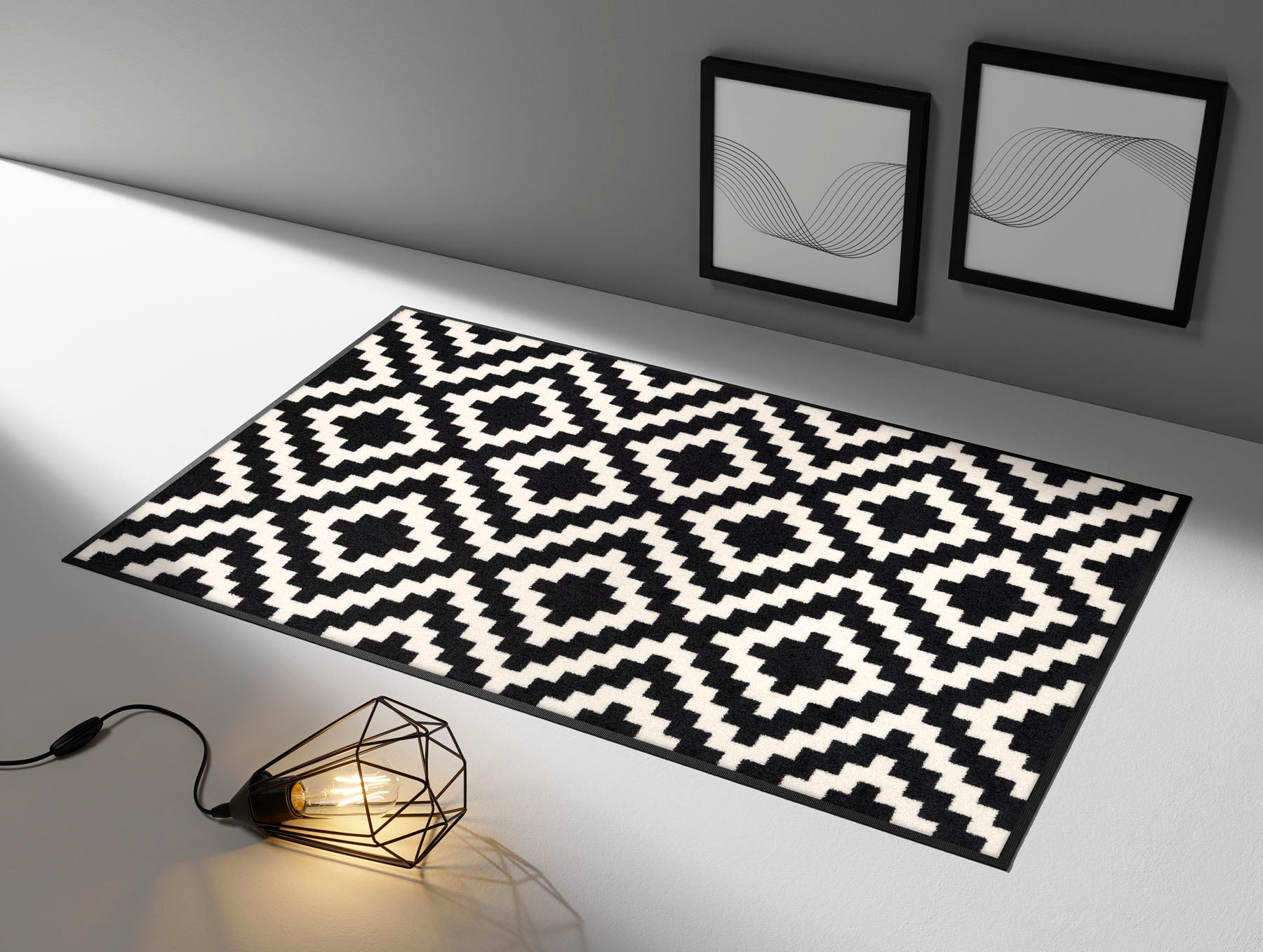 Fußmatte 75x120 Kalmar schwarz