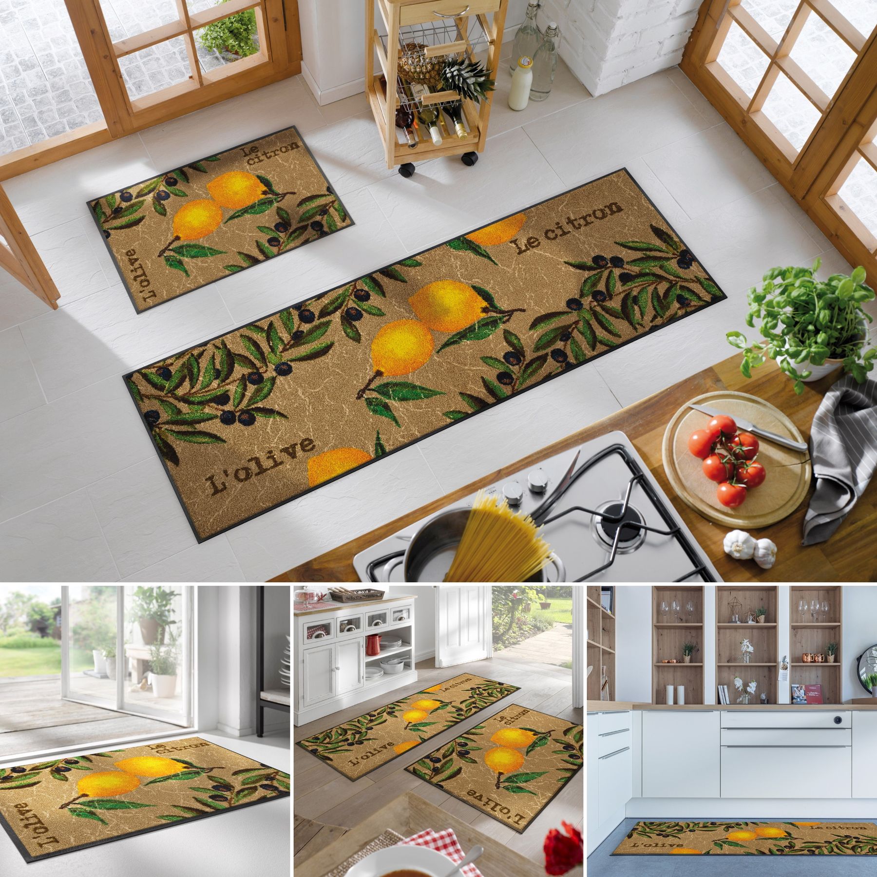 Fußmatte 75x120 Le Citron gelb