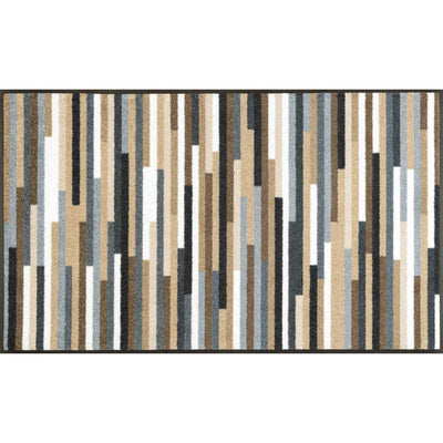 Fußmatte 75x120 Mikado Stripes nature beige