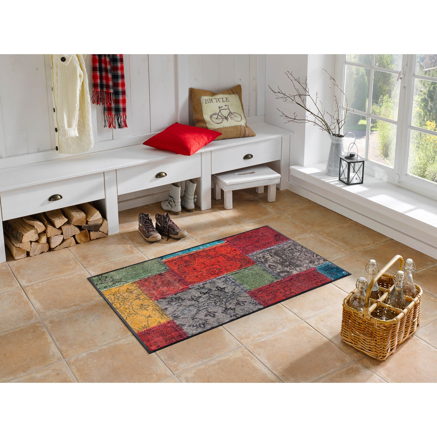 Fußmatte 75x120 Vintage Patches