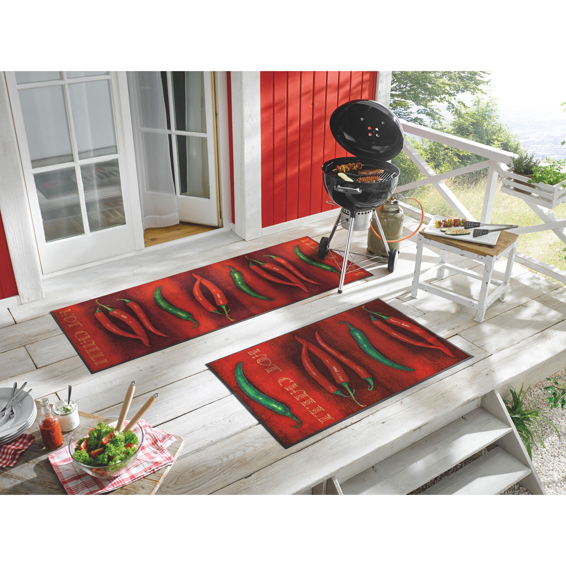 Teppichläufer 75x190 Hot Chilli anthrazit