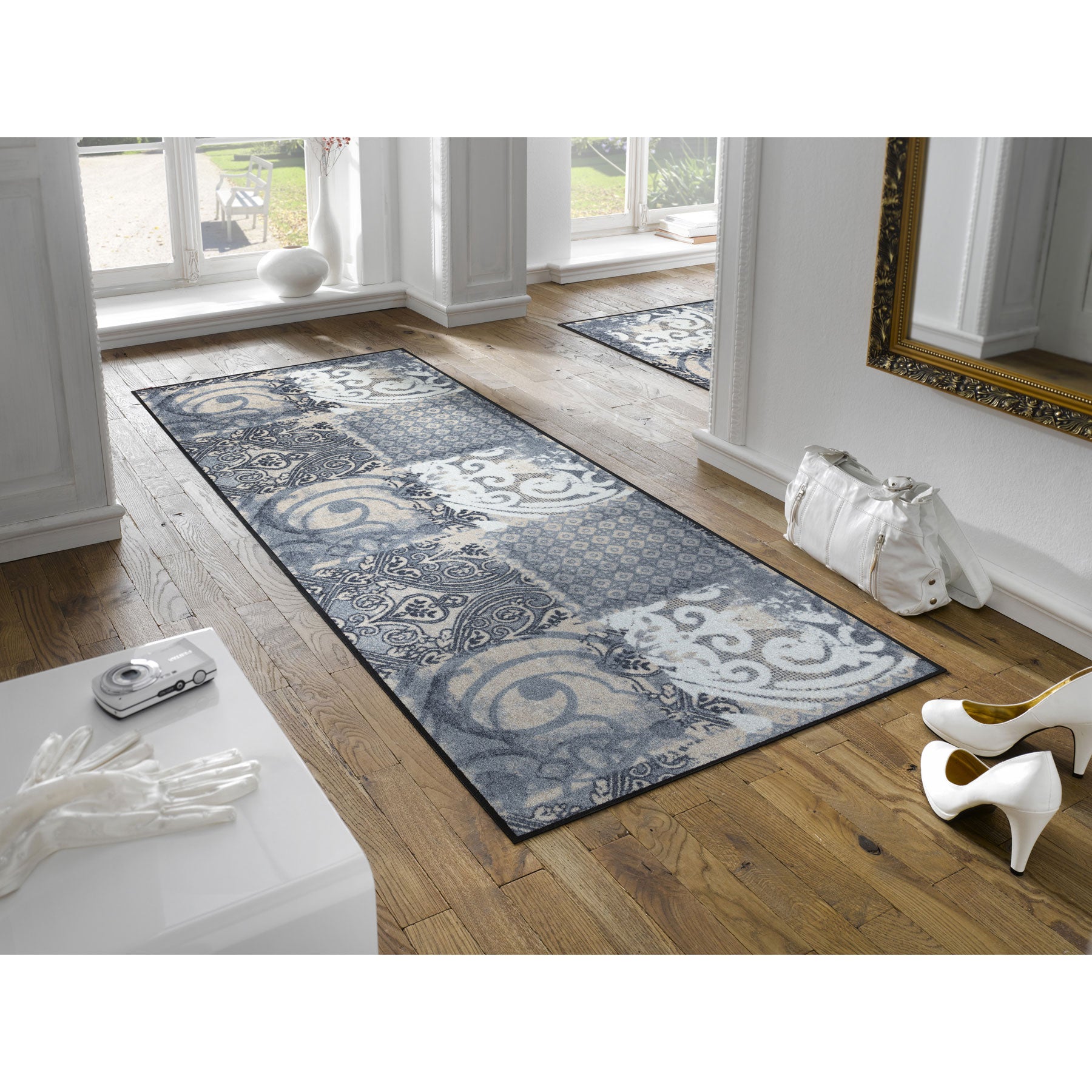 Teppichläufer 75x190 Arabesque grau