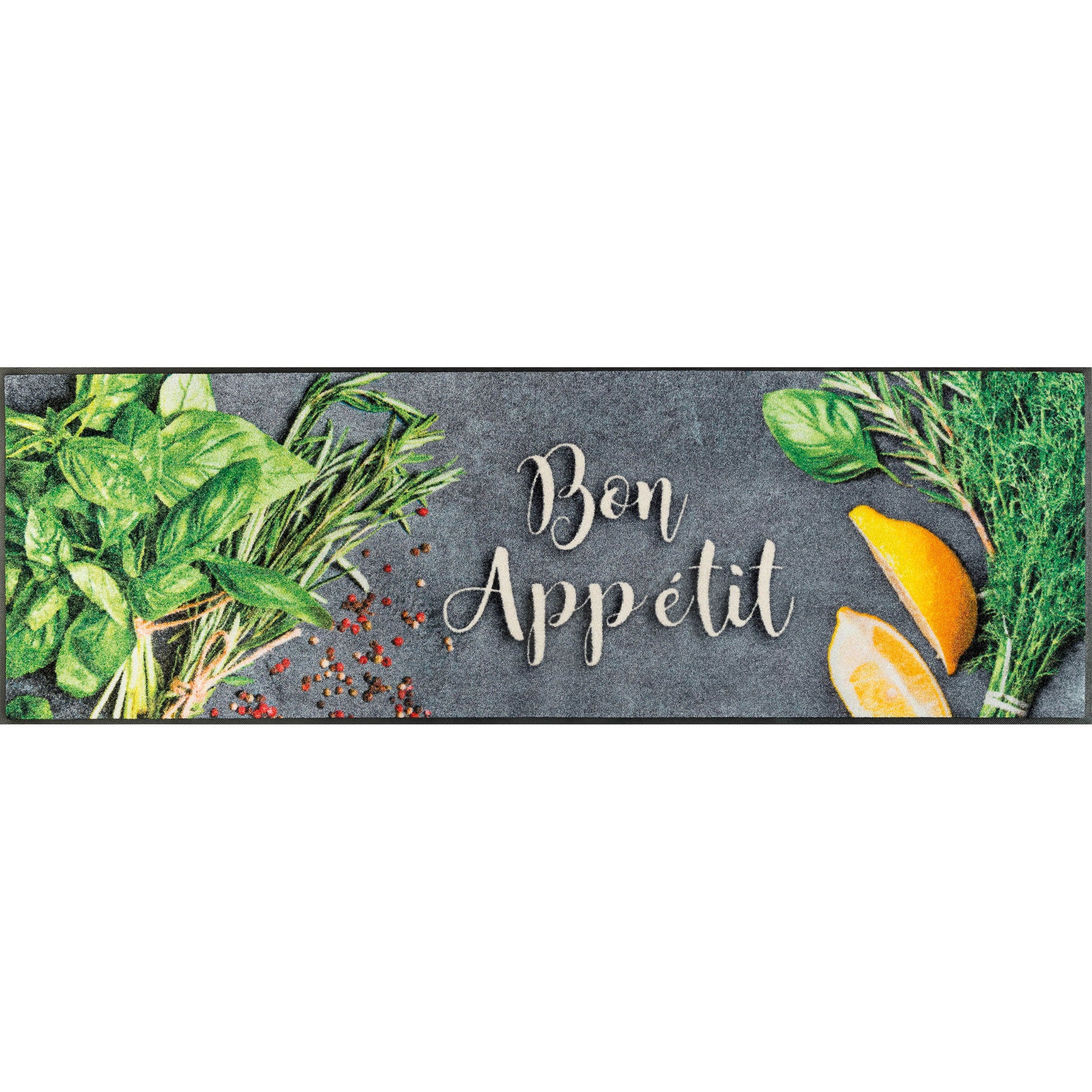 Teppichläufer 60x180 Bon Appétit grün