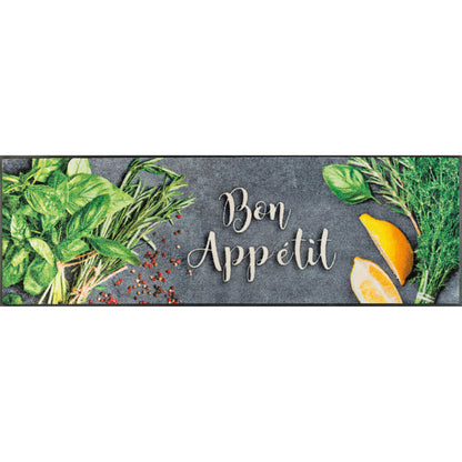 Teppichläufer 60x180 Bon Appétit grün
