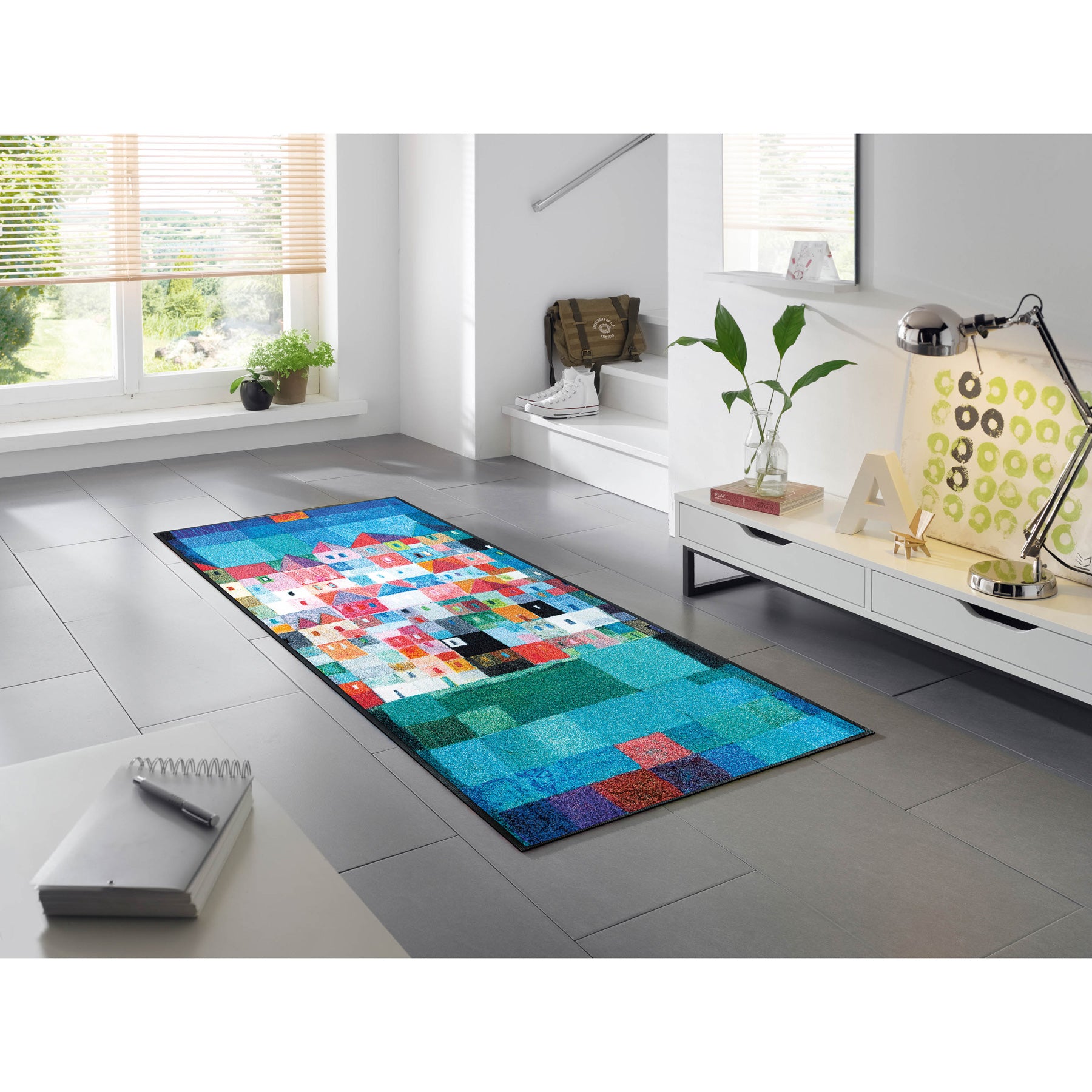 Teppichläufer 75x190 Colourful Houses