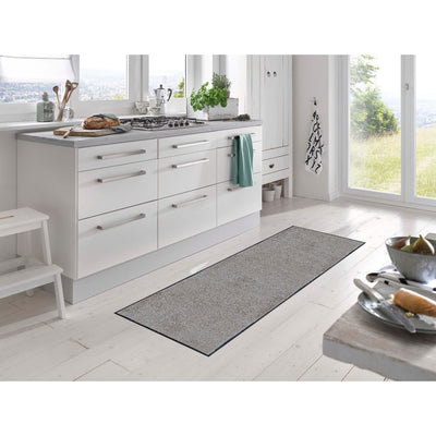 Teppichläufer 60x180 Cool Grey silber
