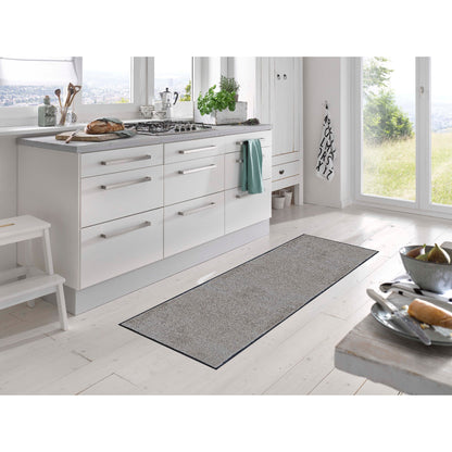 Teppichläufer 60x180 Cool Grey silber
