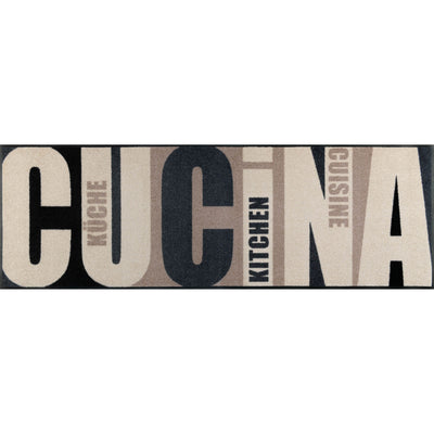 Teppichläufer 60x180 Cucina pura beige